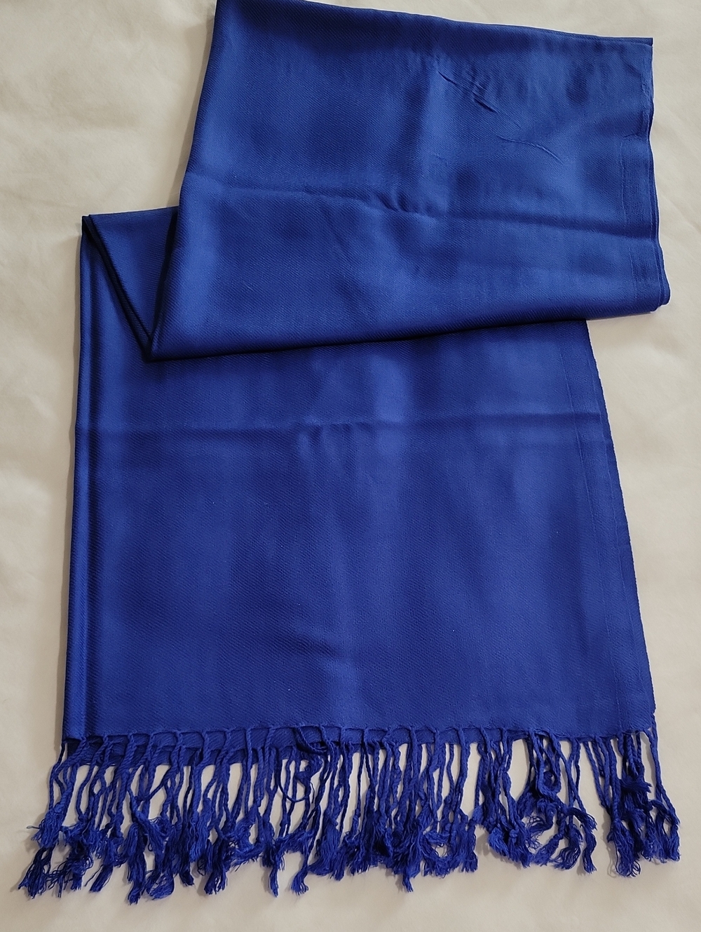 Make Your Offer: FA Bold Cobalt Knit Scarf